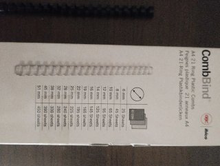 Rilegatura Leitz 100x 8mm e 6mm