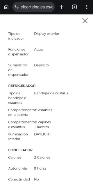Frigorífico Americano Haier Inox