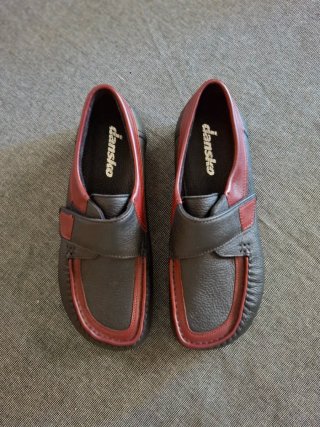 Zapatos Dansko Piel Talla 41 Negro/Rojo