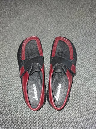 Zapatos Dansko Piel Talla 41 Negro/Rojo