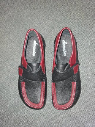 Zapatos Dansko Piel Talla 41 Negro/Rojo