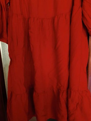 Vestido rojo con tirantes