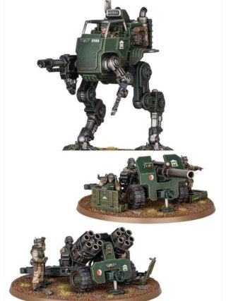 Artillería y Sentinel Warhammer 40k
