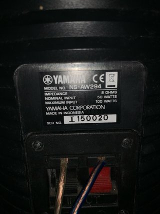 Receptor Yamaha R-S202D Negro