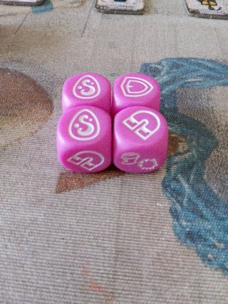 Krosmaster Dados Rosas