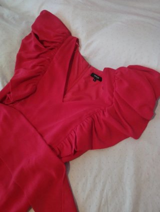 Mono de fiesta mujer fucsia