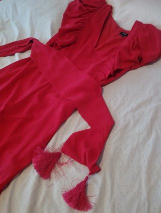 Mono de fiesta mujer fucsia