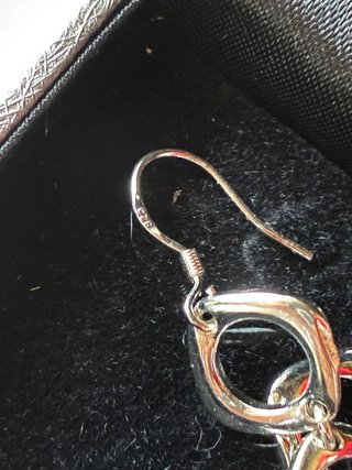 Pendientes Plata Ley 925 Geométricos Calados 4g