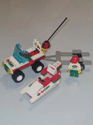 Lego 6663 Octan Auto Barca Trailer Vintage