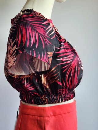 Completo Pantalone a zampa Nuovo e Top Taglia S