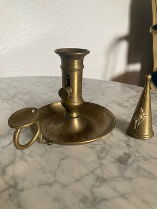 Pareja de Candelabros Vintage Antiguos