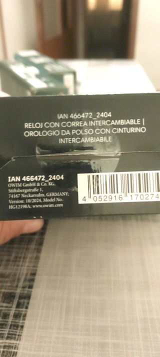 Reloj Auriol Hombre con Adaptador Pulsera