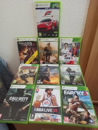 Lote 10 Juegos Xbox 360