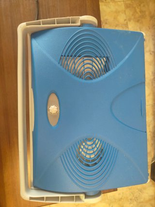 Nevera portátil eléctrica azul