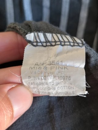 Jersey fino gris rayas corazón