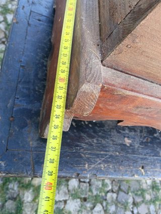 Cassapanca antica in legno, cassapanca piccola
