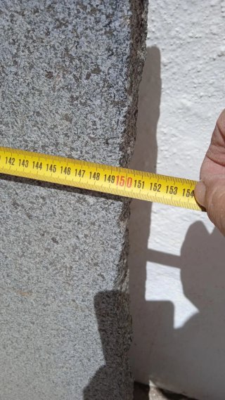 Piedra, Tablero grueso de mármol/granito