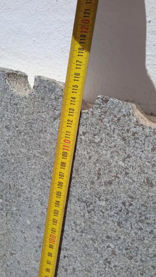 Piedra, Tablero grueso de mármol/granito