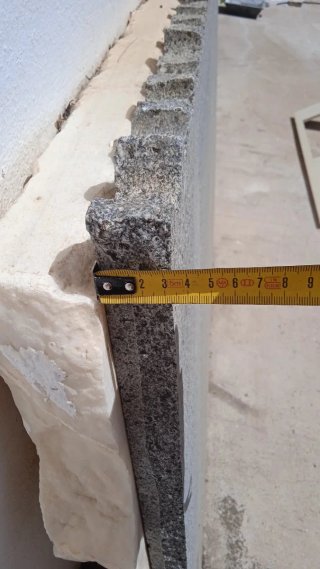 Piedra, Tablero grueso de mármol/granito