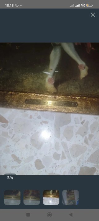 Conjunto de 3 cuadros antiguos