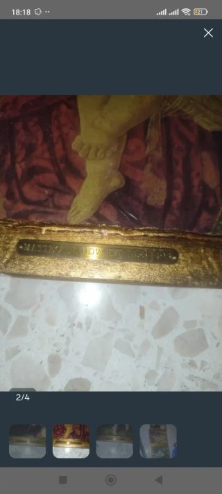 Conjunto de 3 cuadros antiguos