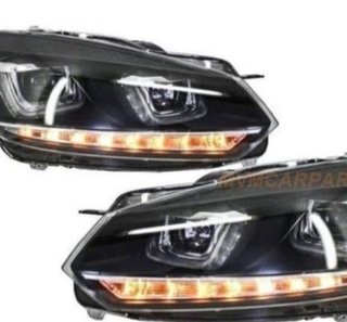 Faros delanteros Volkswagen Golf VI 6 Led Black ed