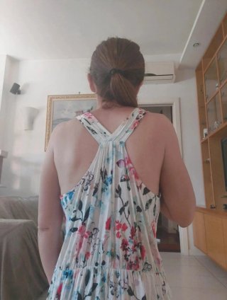 Abito trapezio stampa floreale H&M  taglia S