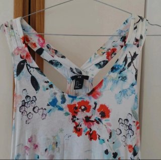 Abito trapezio stampa floreale H&M  taglia S