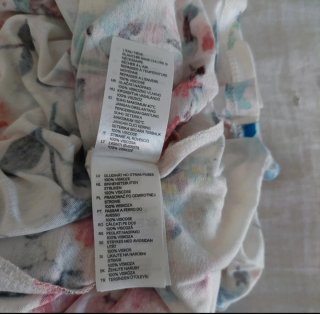 Abito trapezio stampa floreale H&M  taglia S