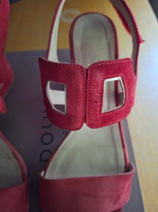 Sandalias C.Doux Rojas