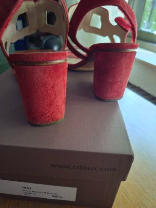 Sandalias C.Doux Rojas