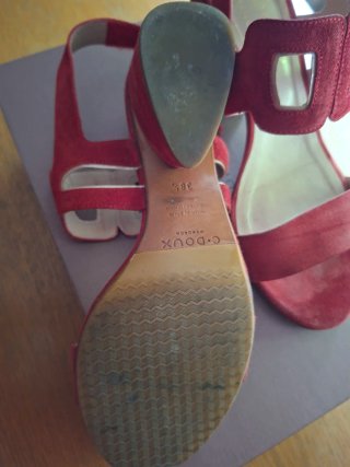 Sandalias C.Doux Rojas