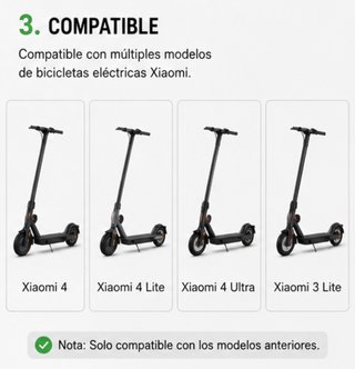 Adaptador Patinete  Xiaomi Mi4 Mi4lite Mi4Ultra