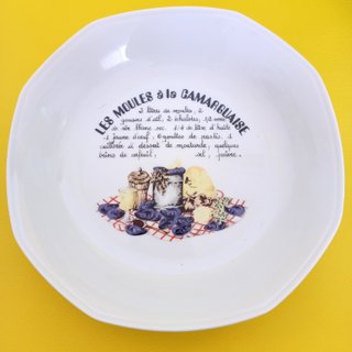 Vajilla de porcelana  para mejillones Limoges