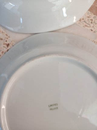 Vajilla de porcelana  para mejillones Limoges