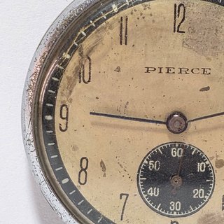 Orologio Vintage Pierce Carica Manuale Anni 40 WW2