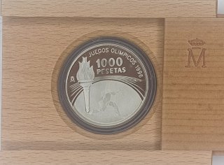 Moneda 1000 Pesetas J.O. Atlanta 1996
