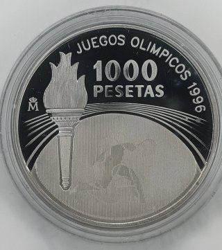 Moneda 1000 Pesetas J.O. Atlanta 1996