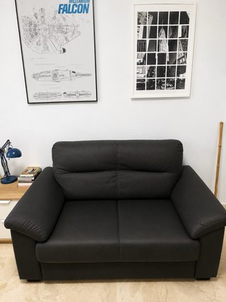 Sofá 2 plazas gris Ikea