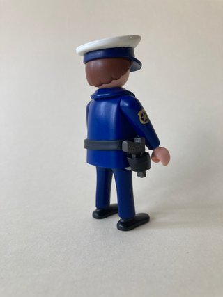 Policia + Moto Playmobil