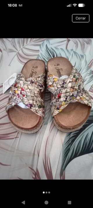 Sandalias multicolor talla 38