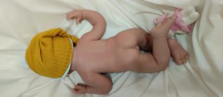 Bebé Reborn Silicona Completa 44cm.  ARTESANAL