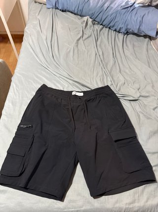Pantalones cargo Bershka negros