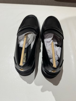 Mocasines Michael Kors, color negro, talla 38.5