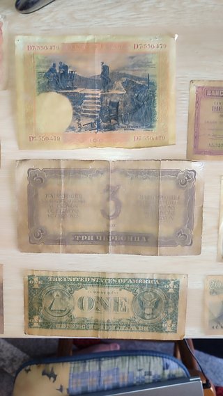 Lote Billetes Antiguos Mundiales