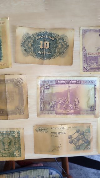 Lote Billetes Antiguos Mundiales