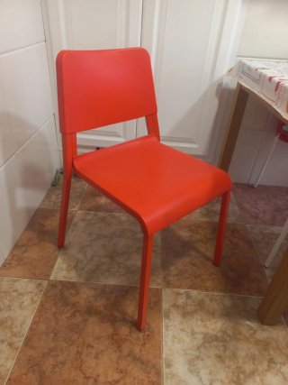 2 Sillas Ikea Teodores Naranjas