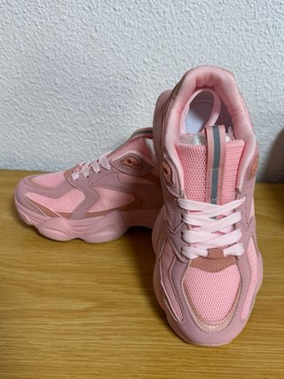 Zapatillas running color rosa