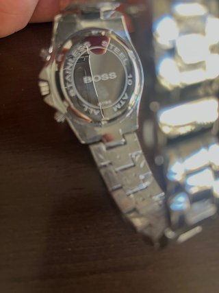 Reloj Hugo Boss Azul y Plateado muy Elegante