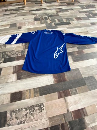 Traje Motocross Yamaha Niño Azul